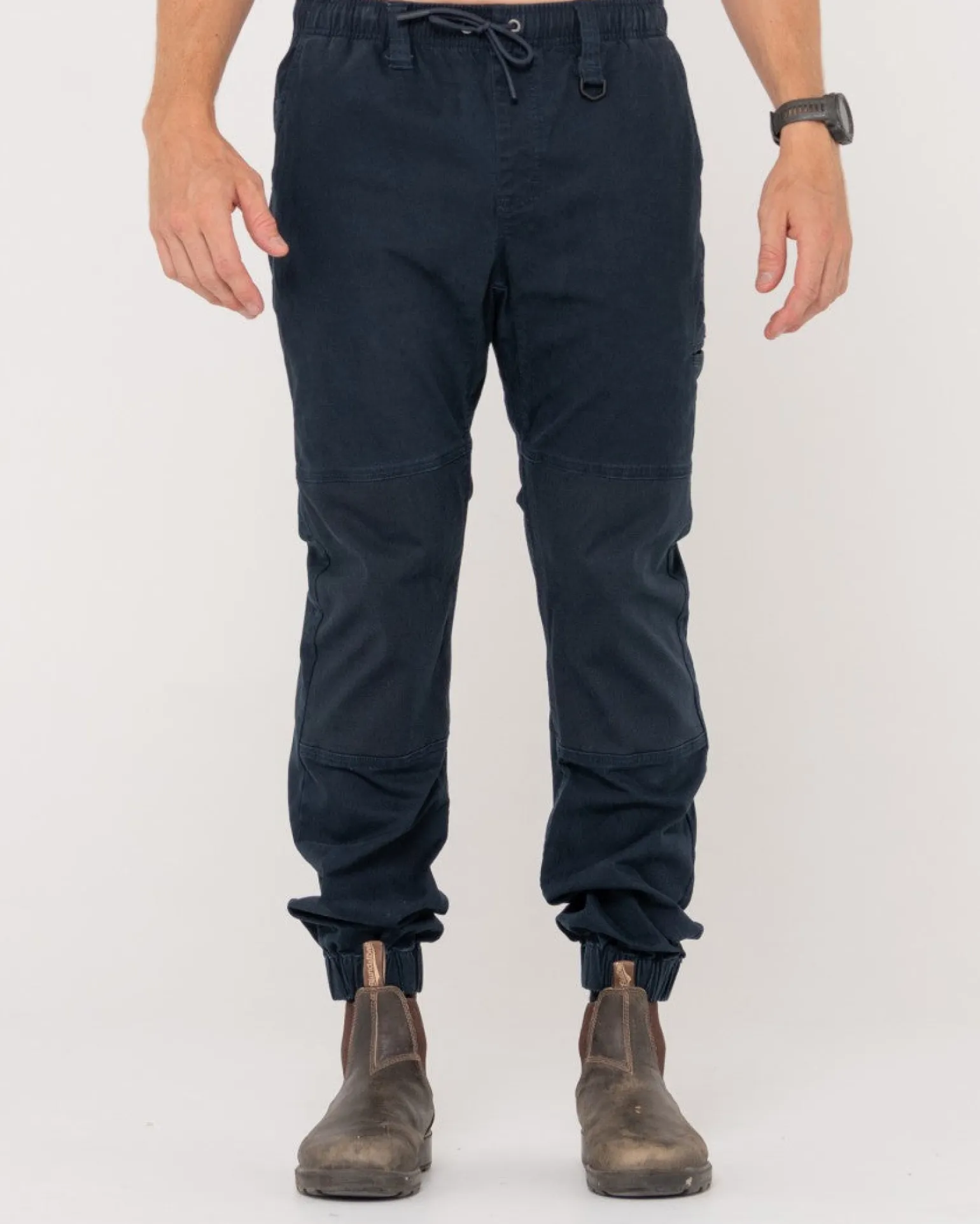 Pantalon Con Punos Elasticos Y Levantamiento Pesado>Rusty Best Sale