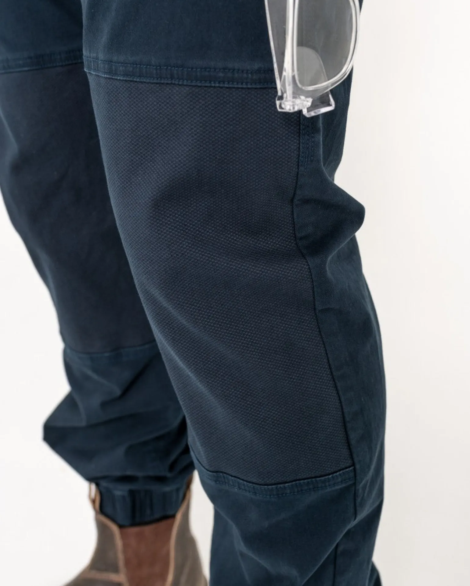 Pantalon Con Punos Elasticos Y Levantamiento Pesado>Rusty Best Sale