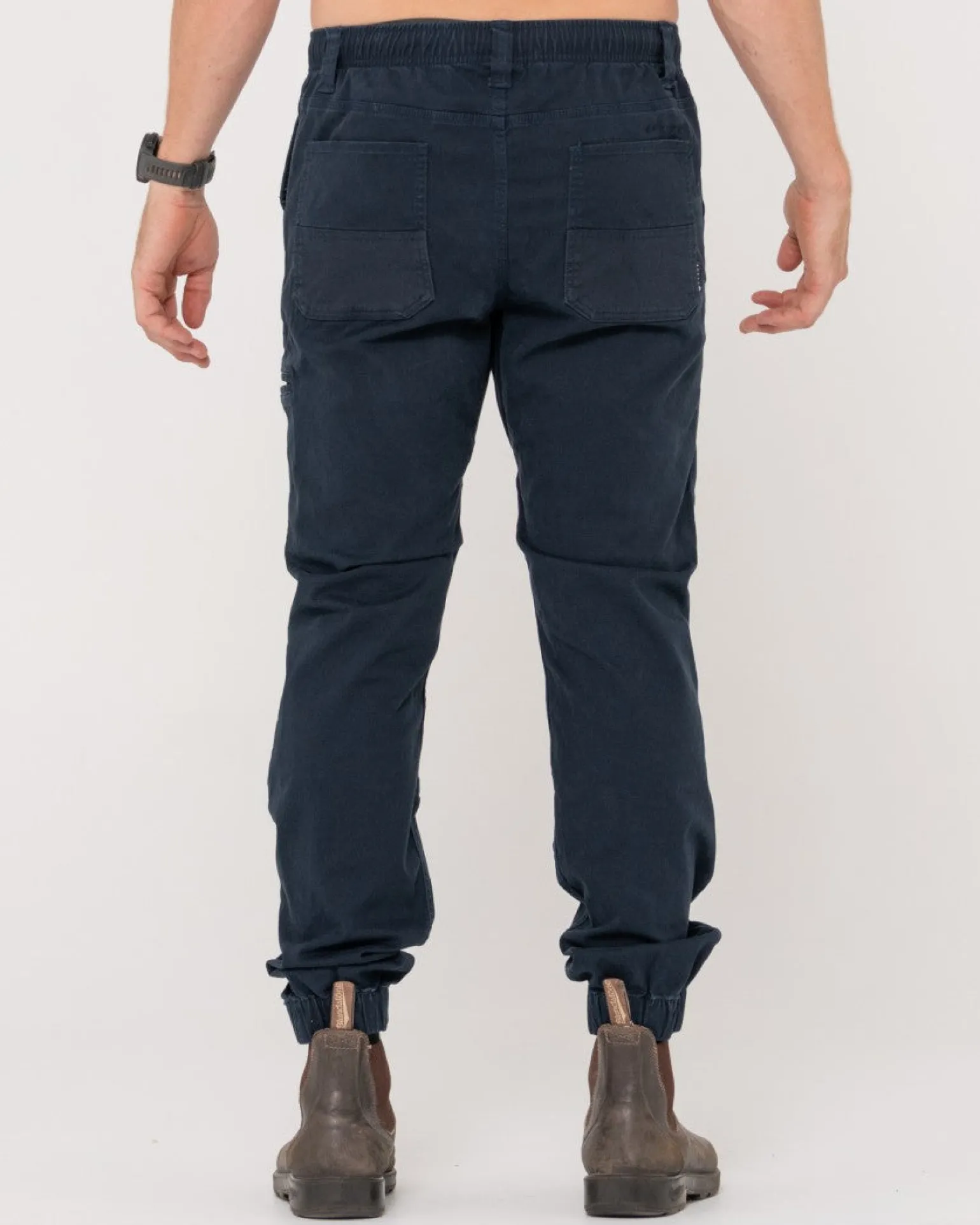 Pantalon Con Punos Elasticos Y Levantamiento Pesado>Rusty Best Sale