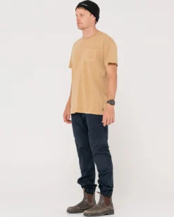 Pantalon Con Punos Elasticos Y Levantamiento Pesado><noscript><img width=