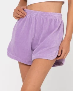 Pantalon Corto Bronte De Pana De Talle Alto><noscript><img width=