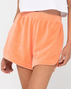 Pantalon Corto Bronte De Pana De Talle Alto><noscript><img width=
