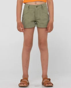 Pantalon Corto Carpenter De Talle Medio Para Nina De New Look><noscript><img width=
