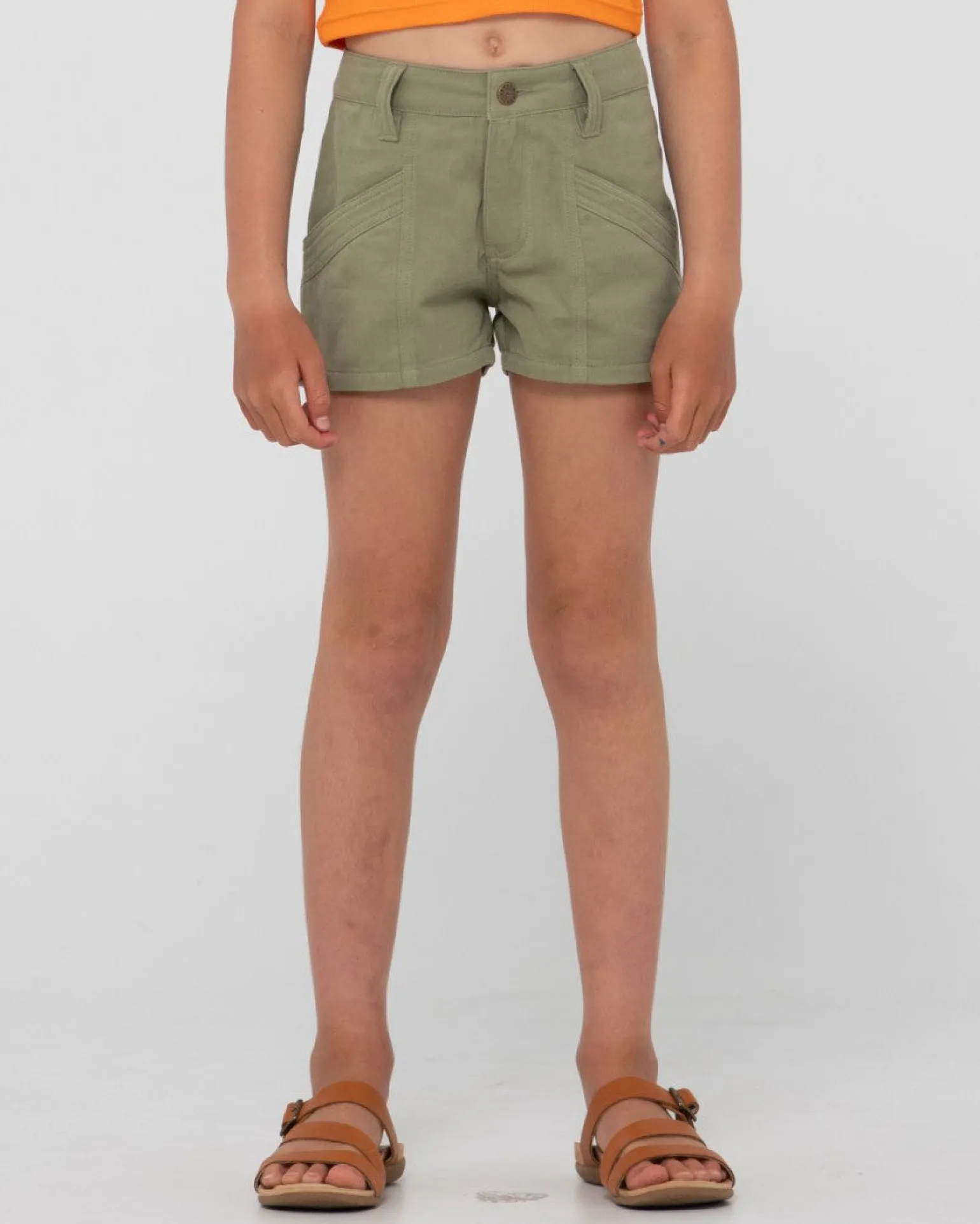 Pantalon Corto Carpenter De Talle Medio Para Nina De New Look>Rusty Outlet