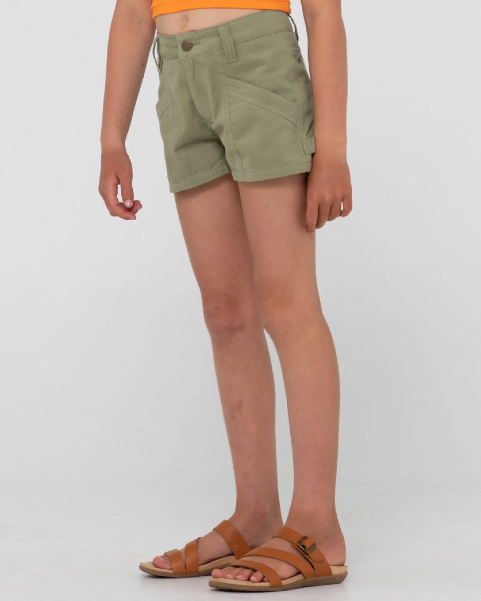 Pantalon Corto Carpenter De Talle Medio Para Nina De New Look>Rusty Outlet