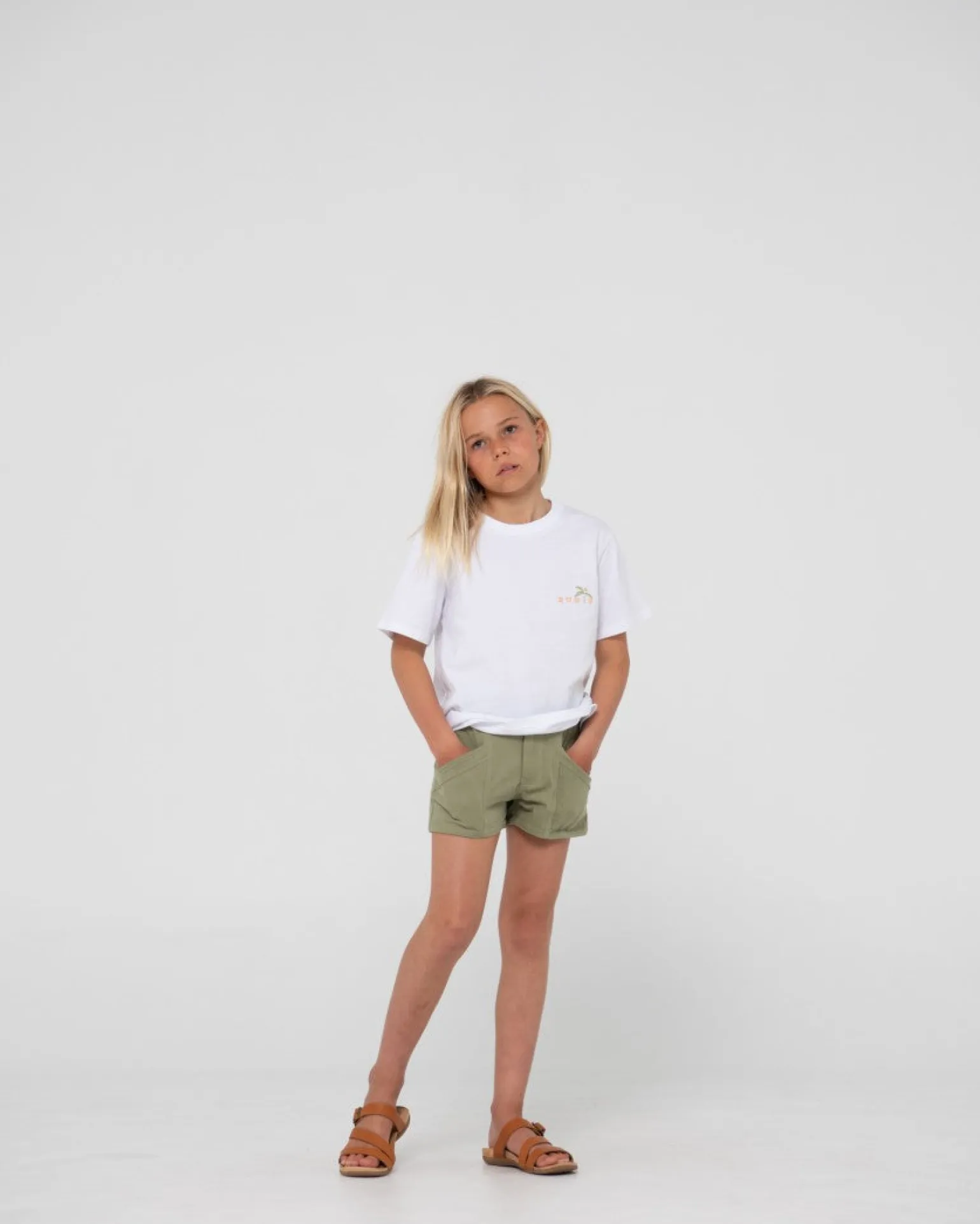 Pantalon Corto Carpenter De Talle Medio Para Nina De New Look>Rusty Outlet