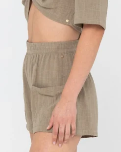 Pantalon Corto Con Cintura Elástica En Algun Lugar><noscript><img width=