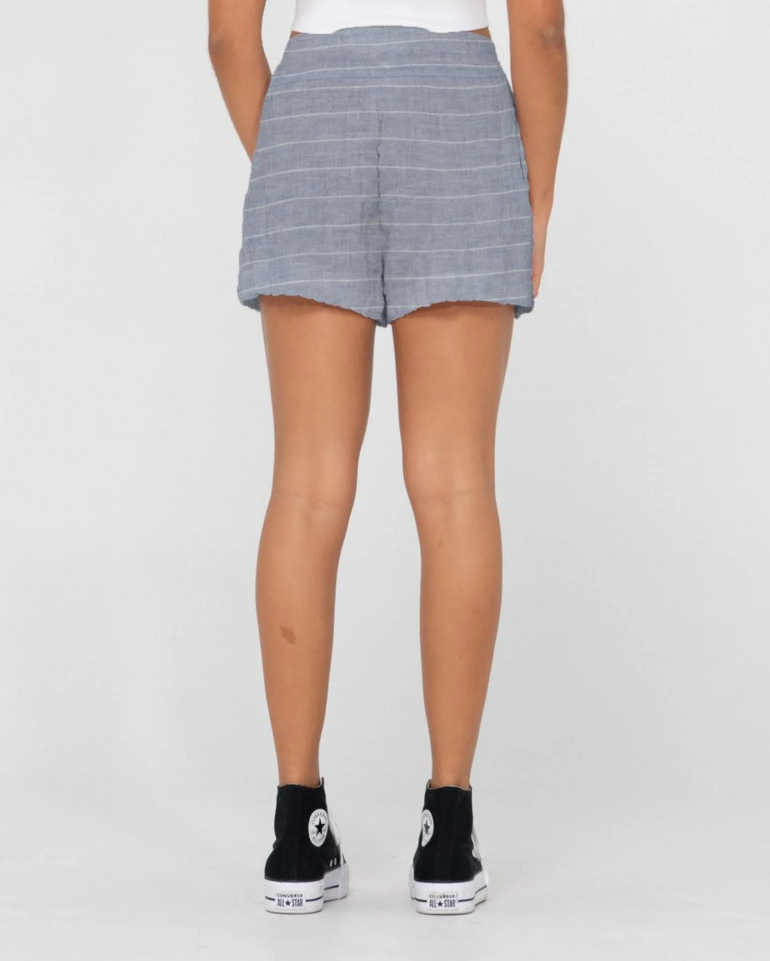 Pantalon Corto De Corte Relajado A Rayas Siena>Rusty Cheap