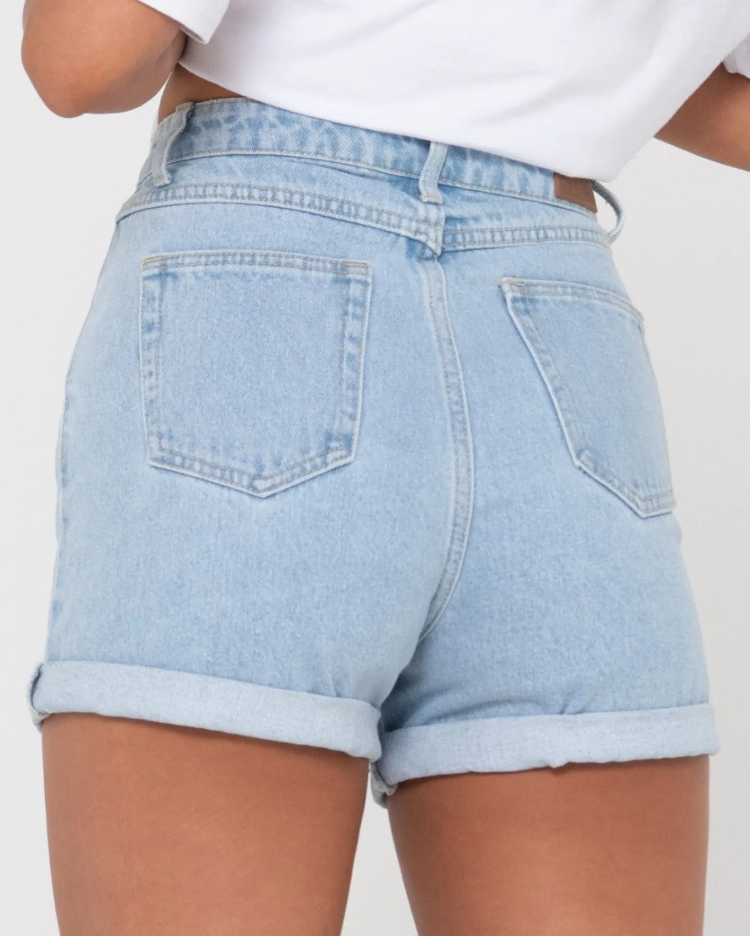 Pantalon Corto De Mezclilla De Talle Alto Chipre>Rusty Shop