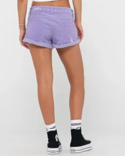 Pantalon Corto De Pana De Talle Bajo No Secret><noscript><img width=
