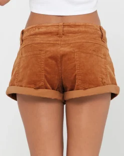 Pantalon Corto De Pana De Talle Bajo No Secret><noscript><img width=