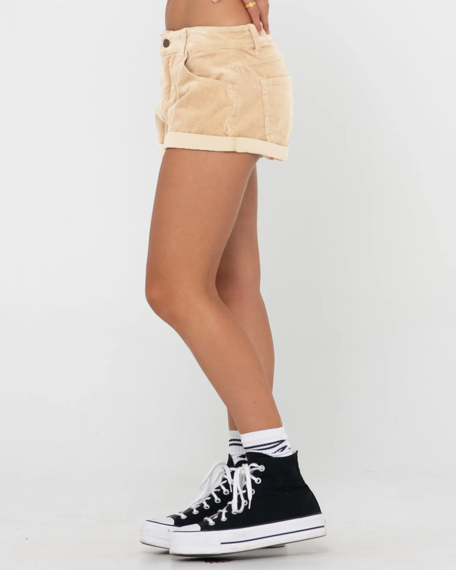 Pantalon Corto De Pana De Talle Bajo No Secret>Rusty Shop