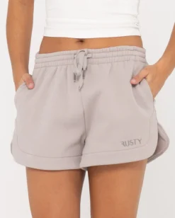 Pantalon Corto De Polar Con Firma><noscript><img width=