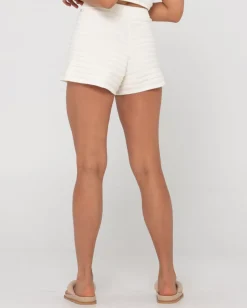 Pantalon Corto De Punto Elba De Talle Alto>Rusty Sale