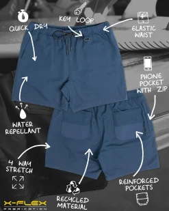 Pantalon Corto De Trabajo Elastico De Secado Rapido Surf2Site>Rusty Best
