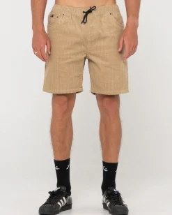 Pantalon Corto Elastico Alto Y Bajo Rifts>Rusty Hot