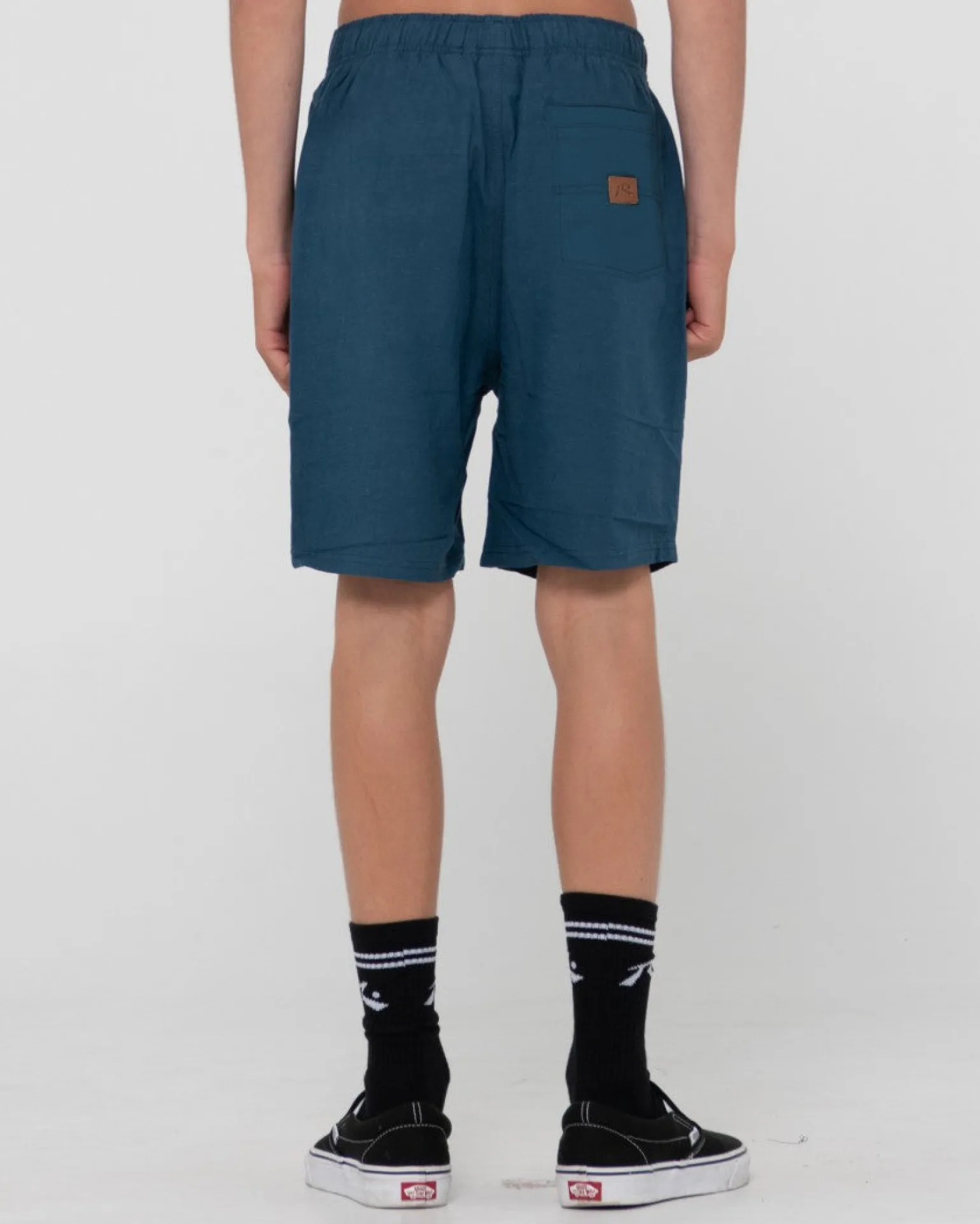 Pantalon Corto Elastico De Lino Overtone Para Nino>Rusty Outlet