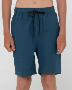 Pantalon Corto Elastico De Lino Overtone Para Nino><noscript><img width=