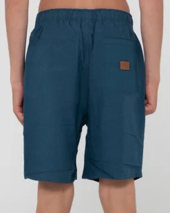 Pantalon Corto Elastico De Lino Overtone Para Nino><noscript><img width=