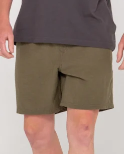 Pantalon Corto Elastico De Lino Overtone><noscript><img width=