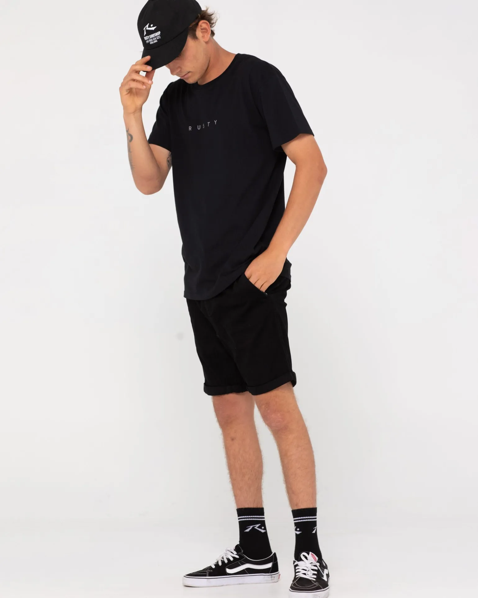 Pantalon Corto Elastico Enganchado>Rusty Shop