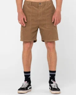 Pantalon Corto Elastico Rigglet Cord Workwear>Rusty Fashion