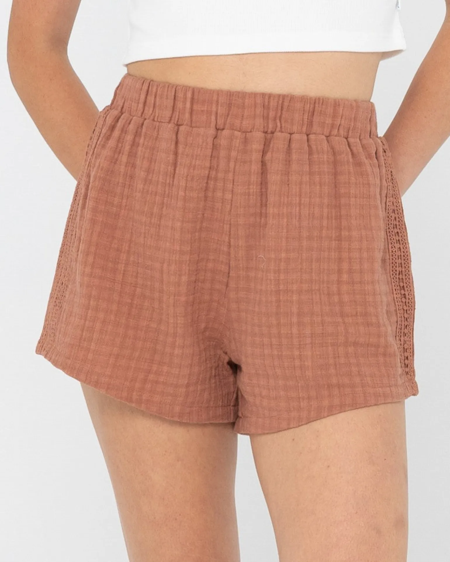 Pantalon Corto Elastico Sundowner>Rusty Fashion