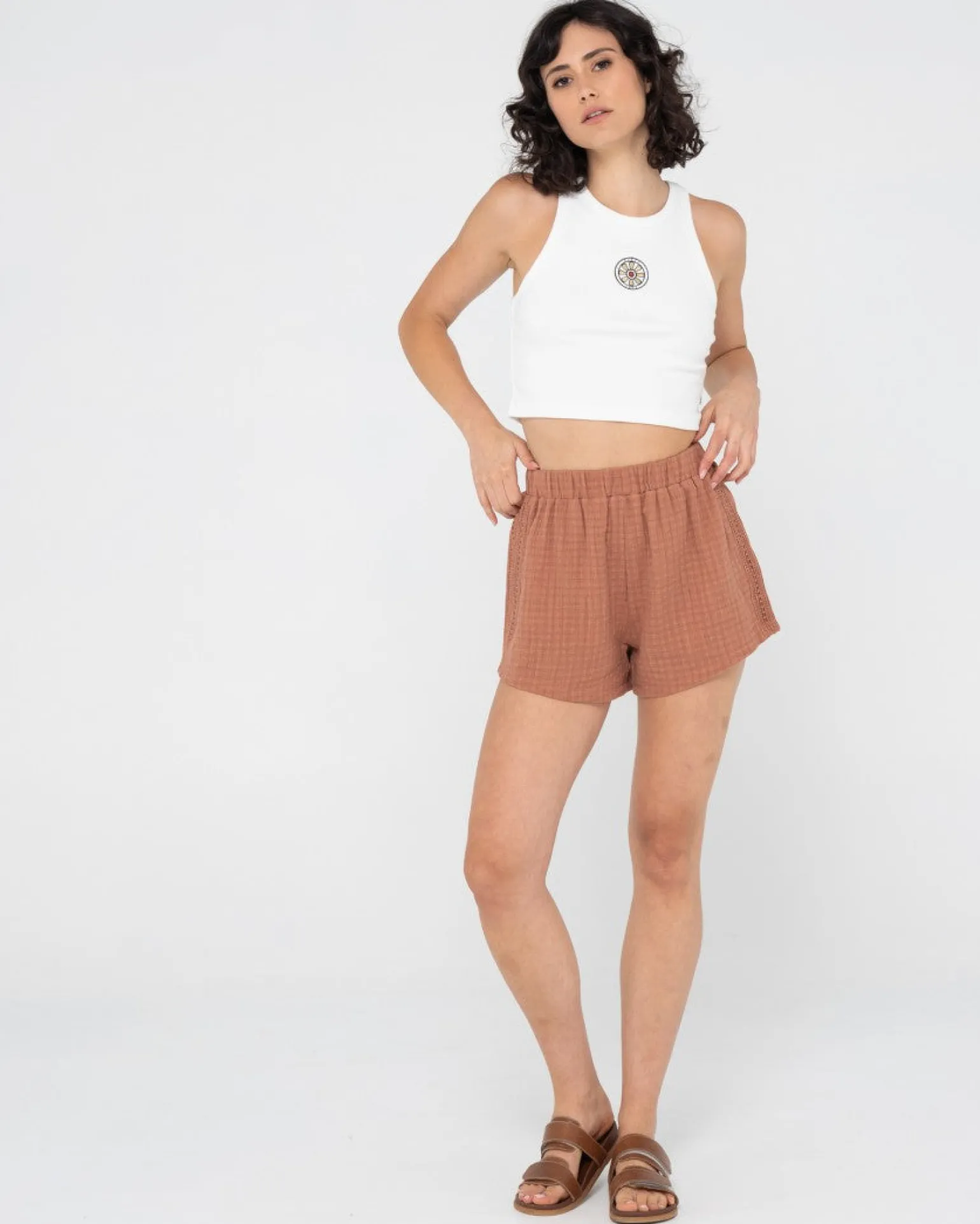 Pantalon Corto Elastico Sundowner>Rusty Fashion