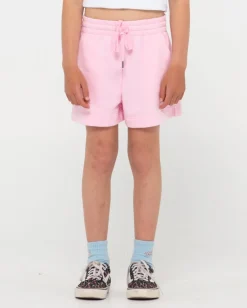 Pantalon Corto Polar Signature Para Nina>Rusty Cheap