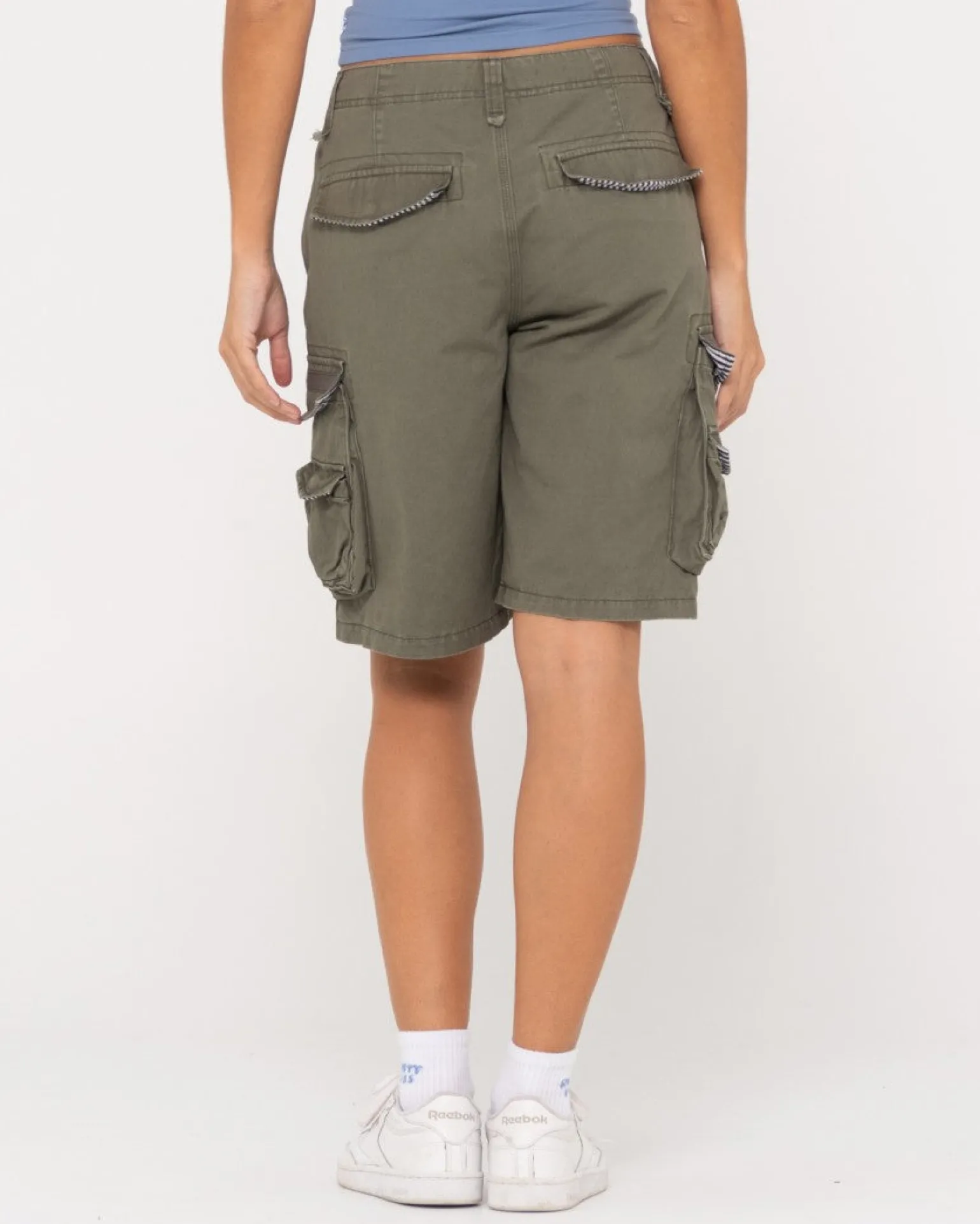 Pantalon Corto Tipo Cargo De Corte Holgado Y Talle Bajo Para Nina Tank Girl>Rusty Outlet