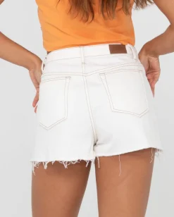 Pantalon Corto Vaquero De Talle Alto Acampanado Penny Kick><noscript><img width=