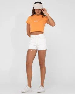 Pantalon Corto Vaquero De Talle Alto Acampanado Penny Kick><noscript><img width=
