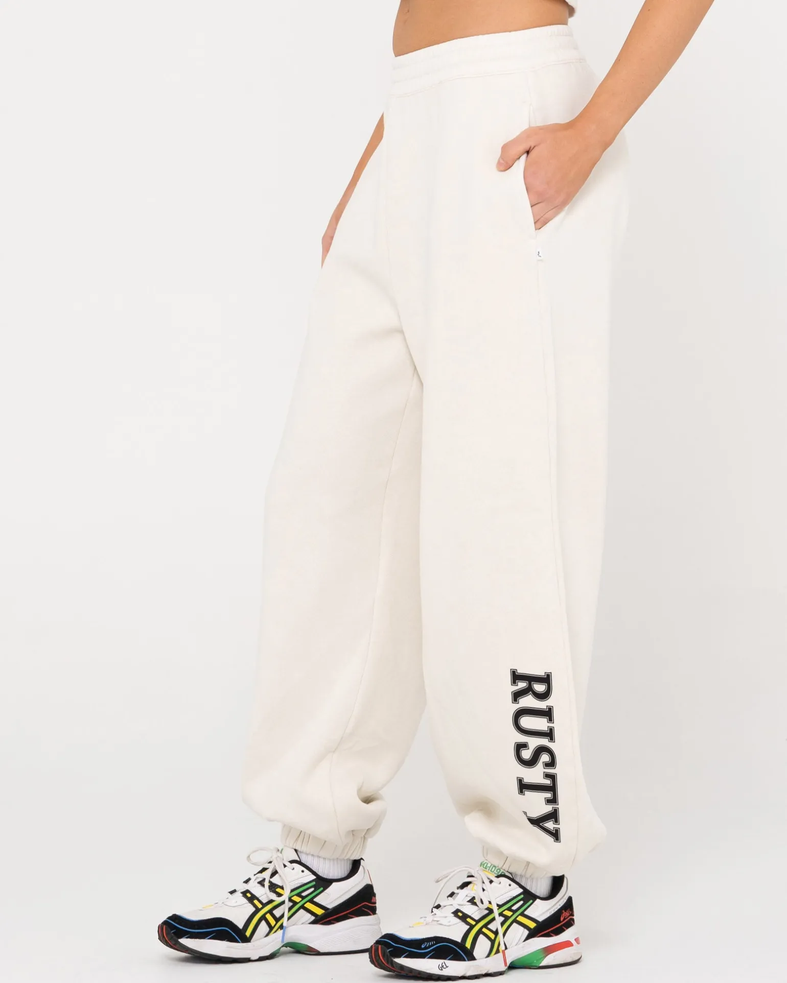 Pantalon De Chandal Extragrande De Talle Alto>Rusty Store