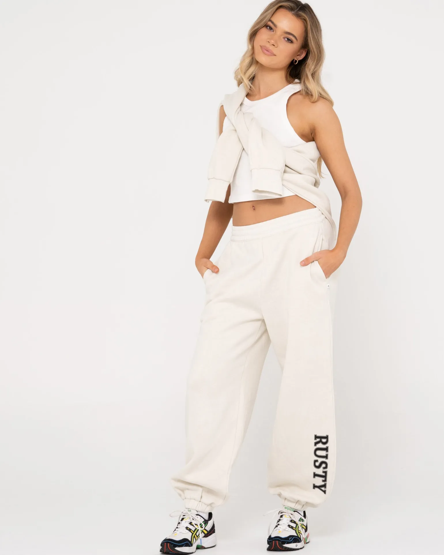 Pantalon De Chandal Extragrande De Talle Alto>Rusty Store