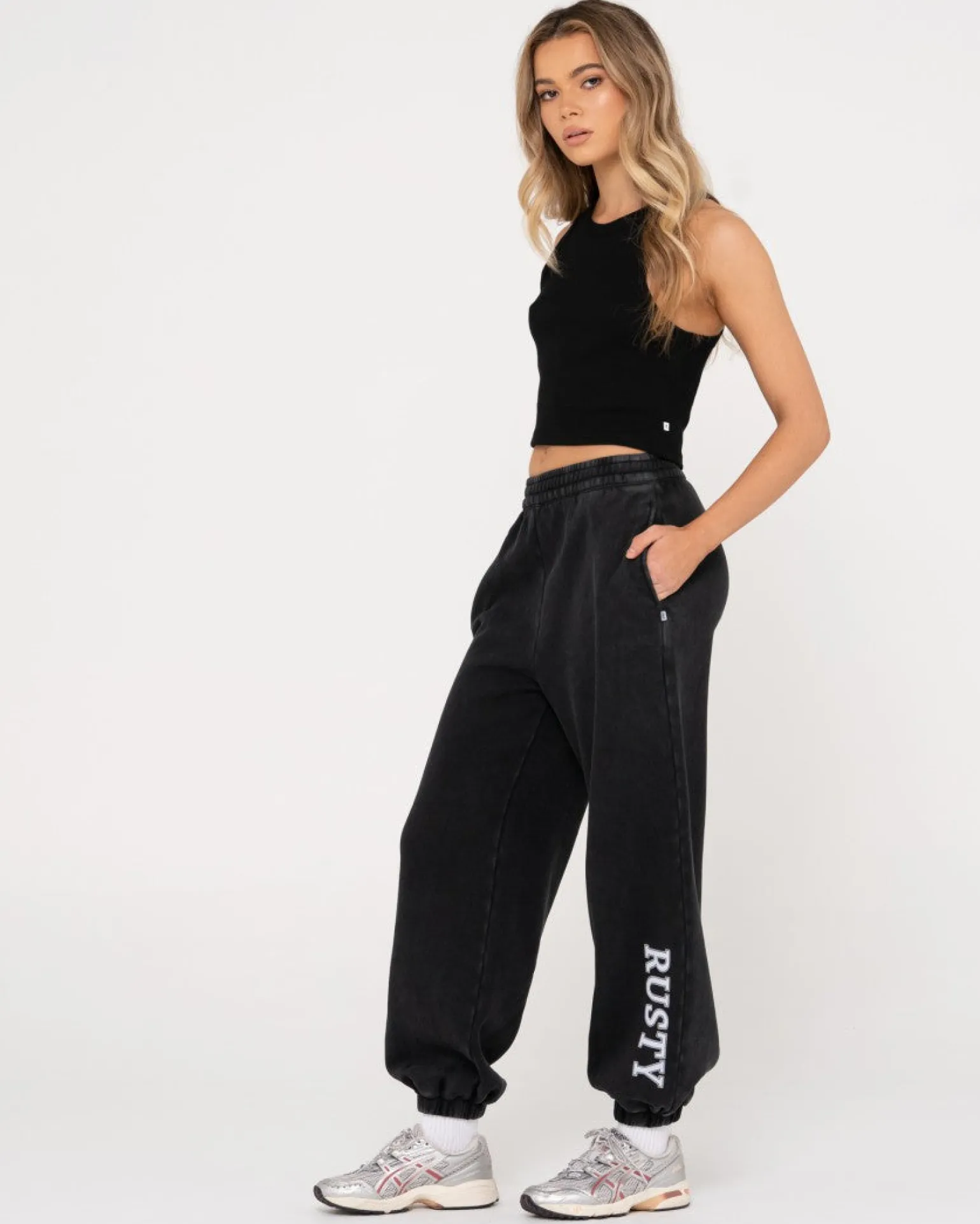 Pantalon De Chandal Extragrande De Talle Alto>Rusty Hot