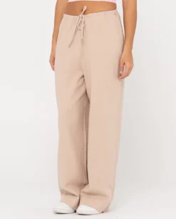 Pantalon De Lino De Corte Relajado Y Talle Alto Carolina><noscript><img width=