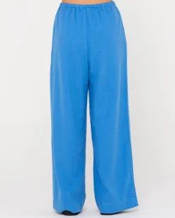 Pantalon De Lino De Corte Relajado Y Talle Alto Carolina><noscript><img width=