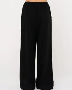Pantalon De Lino De Corte Relajado Y Talle Alto Carolina><noscript><img width=