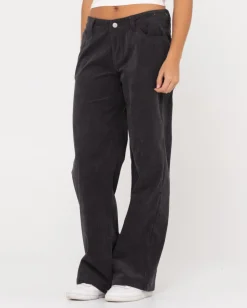 Pantalon De Pana Con Pernera Ancha Y Tiro Bajo The Secret><noscript><img width=