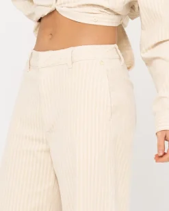 Pantalon De Pana Con Pernera Ancha Y Talle Alto Amanda><noscript><img width=