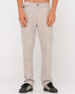 Pantalon De Pana De Corte Recto Con 5 Bolsillos Rifts>Rusty Best
