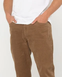 Pantalon De Pana De Corte Recto Con 5 Bolsillos Rifts 14 Wale><noscript><img width=