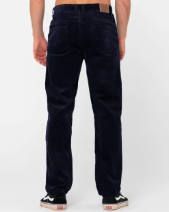 Pantalon De Pana De Corte Recto Con 5 Bolsillos Rifts>Rusty Cheap