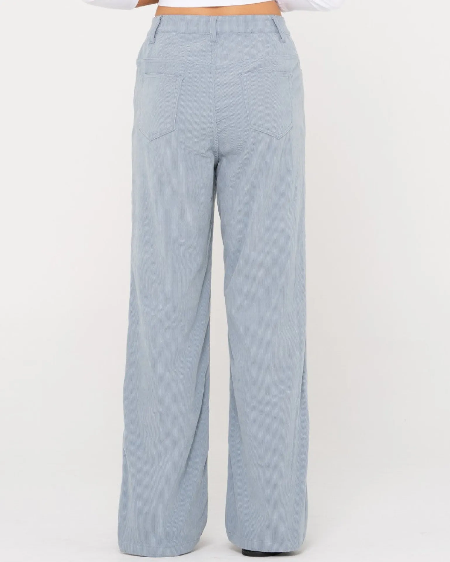Pantalon De Pana De Talle Alto The Secret>Rusty New