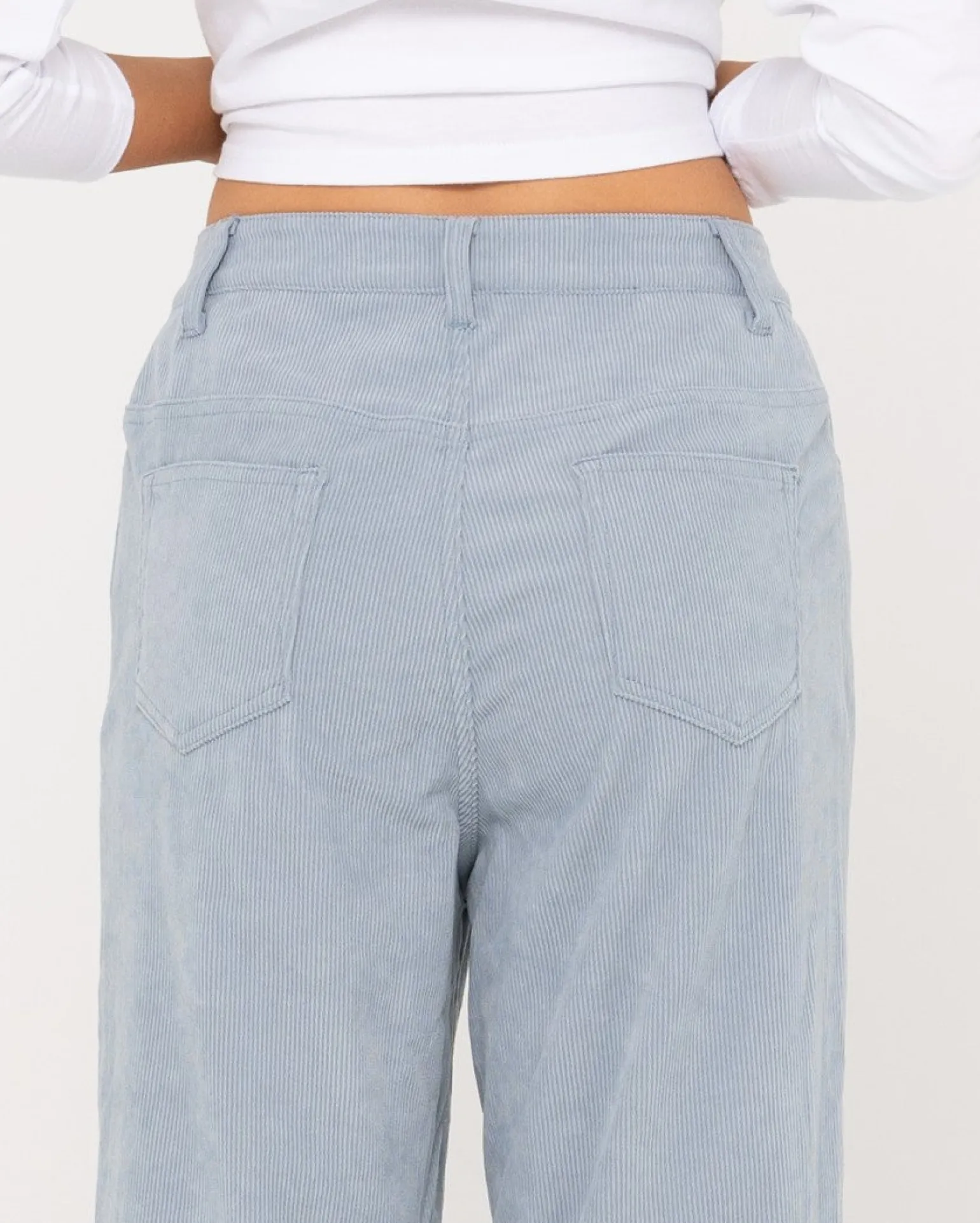 Pantalon De Pana De Talle Alto The Secret>Rusty New