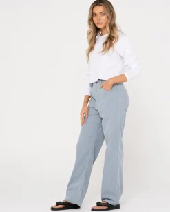 Pantalon De Pana De Talle Alto The Secret><noscript><img width=