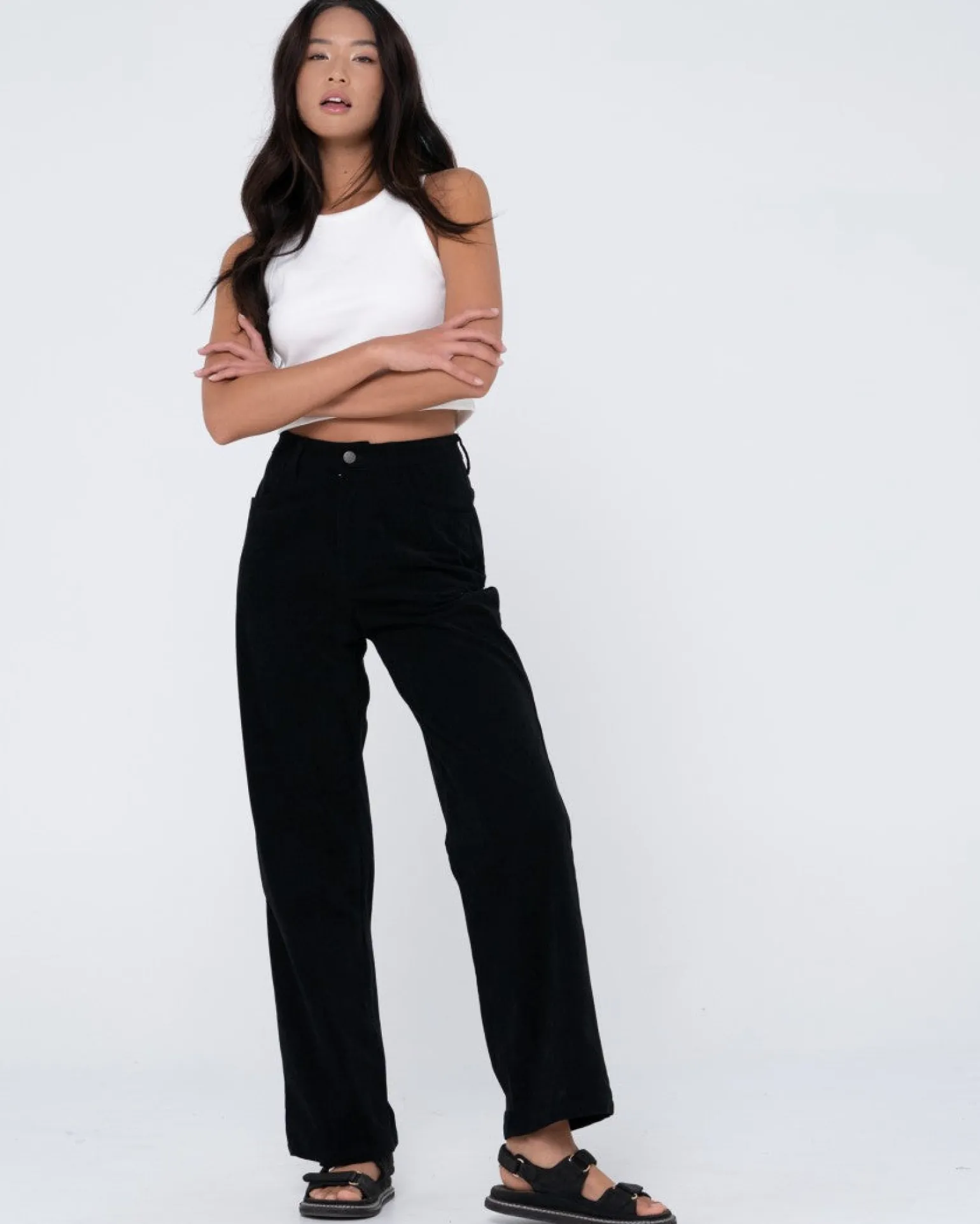 Pantalon De Pana De Talle Alto The Secret>Rusty Shop