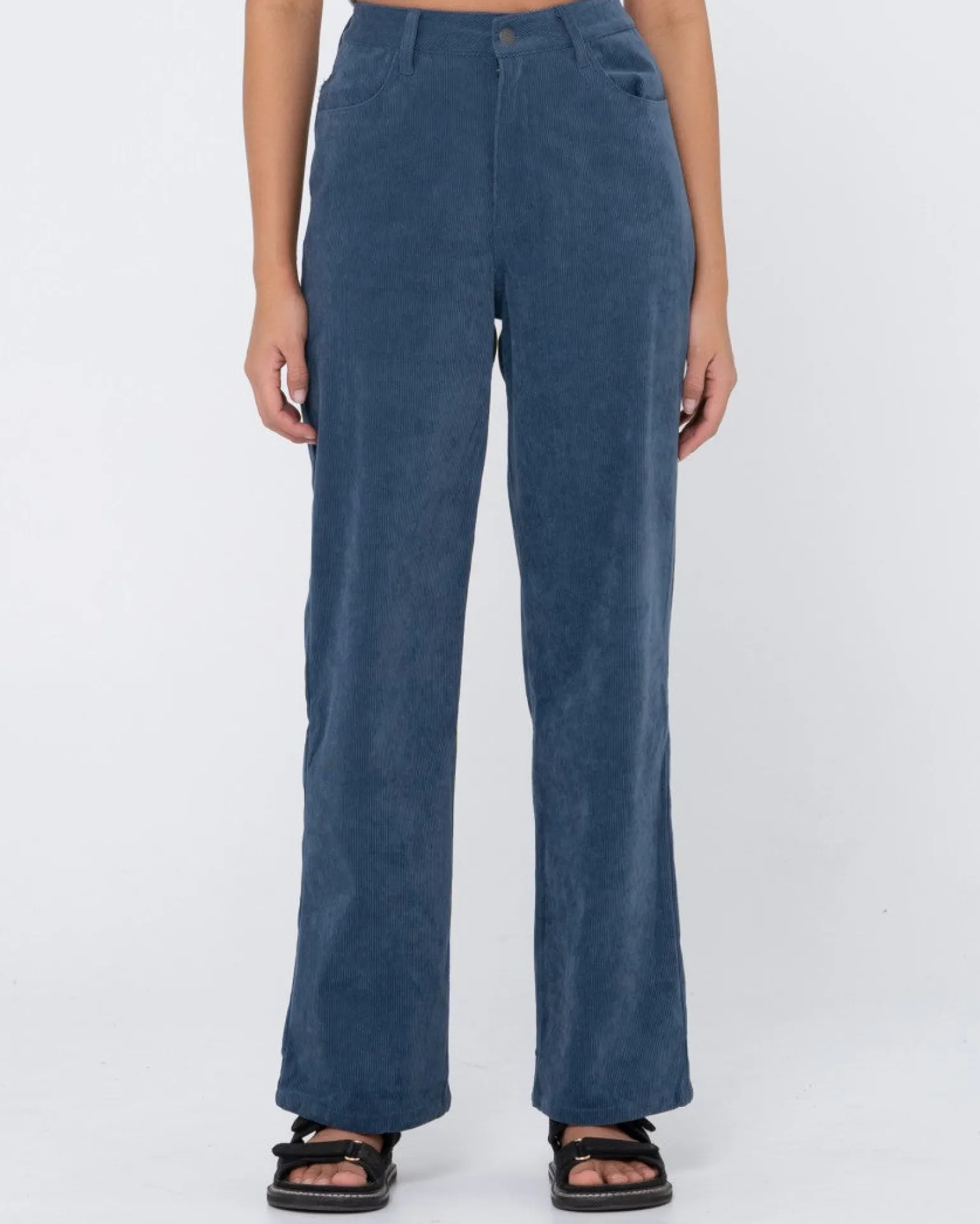 Pantalon De Pana De Talle Alto The Secret>Rusty Discount