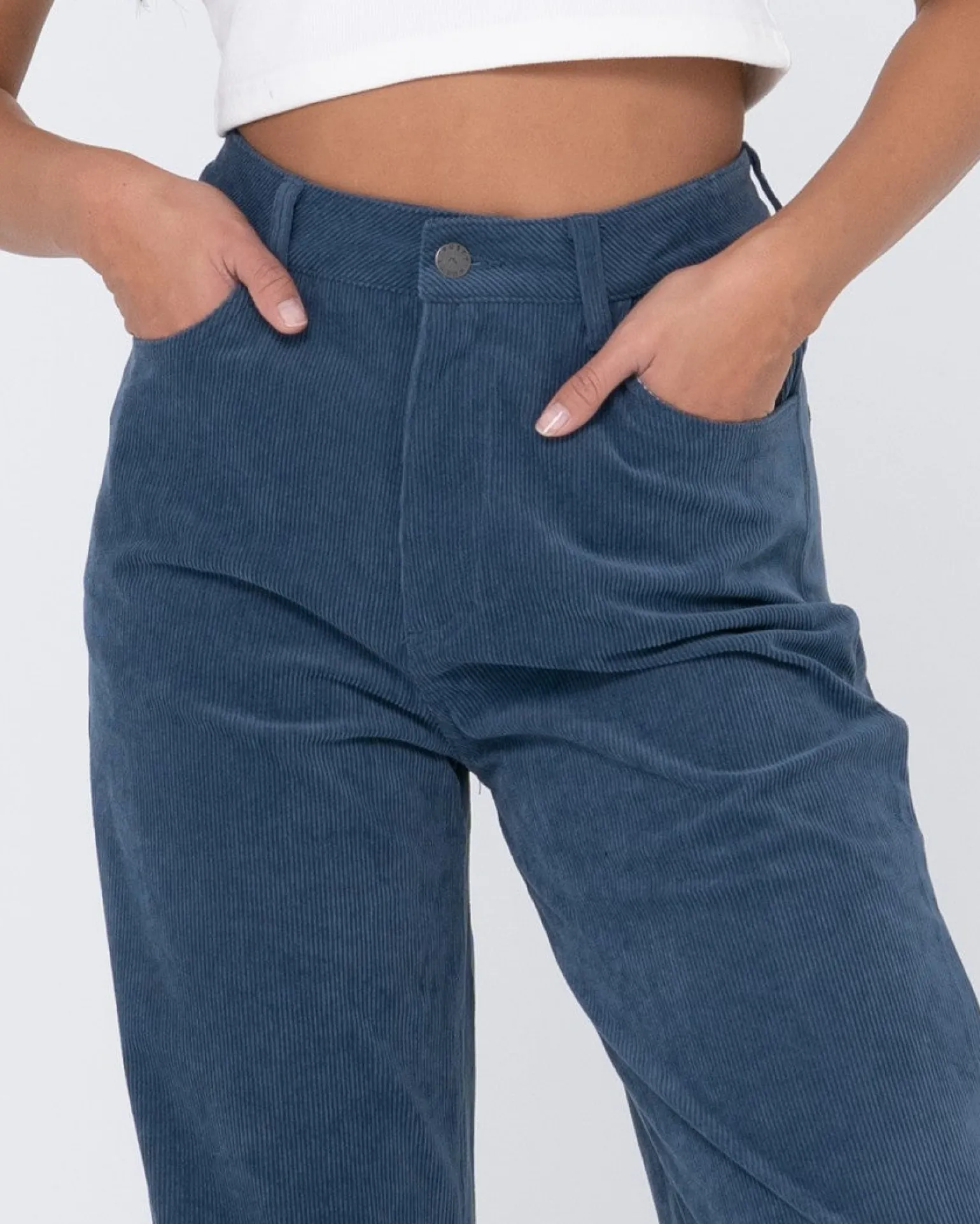 Pantalon De Pana De Talle Alto The Secret>Rusty Discount