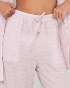 Pantalon De Playa De Corte Relajado Y Talle Alto Siena><noscript><img width=